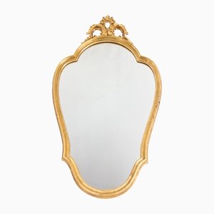 Specchio vintage con decorazione Rocaille