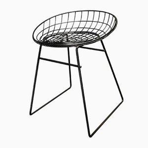 KM05 Wire Stool by Cees Braakman for Pastoe, 1950s