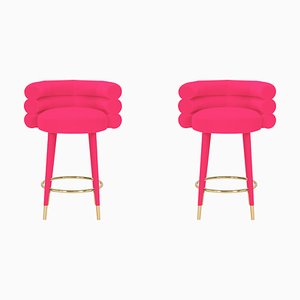 Tabourets de Bar Marshmallow par Royal Stranger, Set de 2