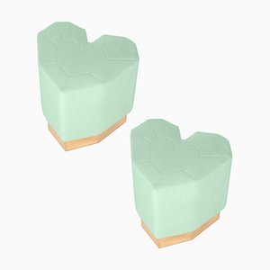 Tabouret Queen Heart par Royal Stranger, Set de 2