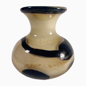 Late 19th Century Glass Vase by Samuel Herman for Val Saint Lambert