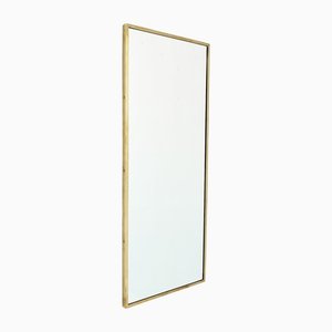 Rectangular Mirror With Brass Frame from Uso Interno