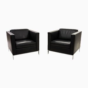 Leather 500 Armchair by Norman Foster for Walter Knoll, Set of 2