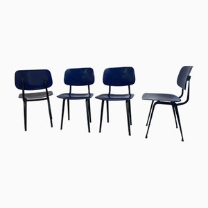 Modern Revolt Dining Chairs by Friso Kramer for Ahrend De Cirkel, 1990s, Set of 4