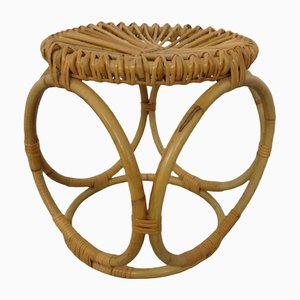 Tabouret en Bambou, Italie, 1960s