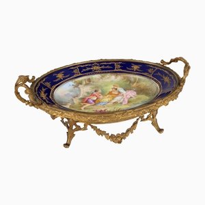 French Centerpiece in Porcelain from Sèvres