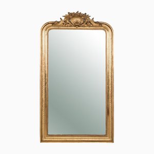 Antique Shell Crest Mirror