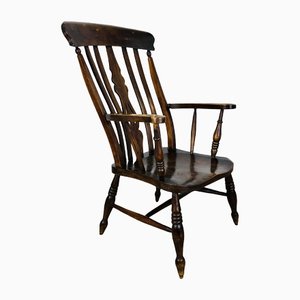 Antiker englischer Windsor Stuhl mit hoher Rückenlehne
