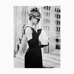 Keystone Features, Lunch on Fifth Avenue Audrey Hepburn, 1961, Photograph