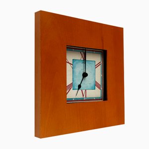 Postmodern English Wall Clock from Ziro, 1980s