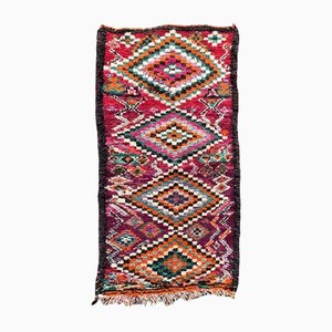 Vintage Violet Berber Boujaad Rug