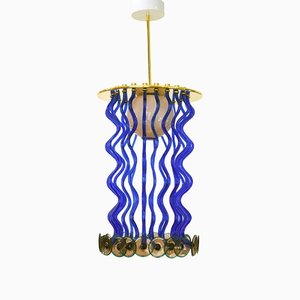 Chandelier by Ettore Sottsass for Venini Formosa, 1989