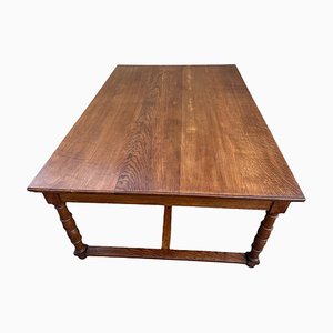 Antique French Embassy Oak Table