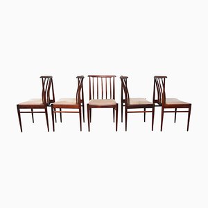 Mid-Century Rosewood Dining Chairs from Awa Meubelfabriek, 1960s, Set of 5