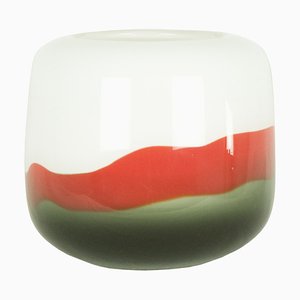 Vaso in vetro di Murano attribuito a Salviati, anni '60