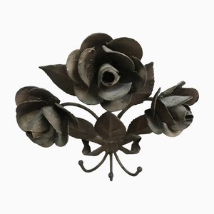 Metalwork Bouquet Handmade Rose Charm Hook