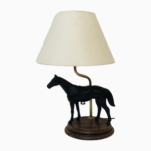 Vintage Horse Lamp, 1980s