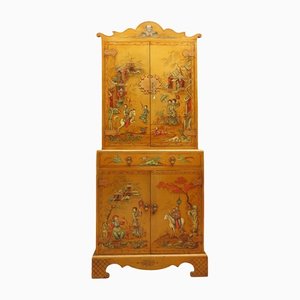 Art Deco Chinese Hand Painted & Signed Cabinet
