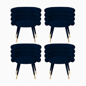 Chaises Marshmallow par Royal Stranger, Set de 4