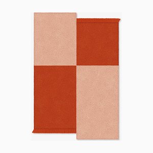 Tappeto quadrato Brick/Rose di Marqqa