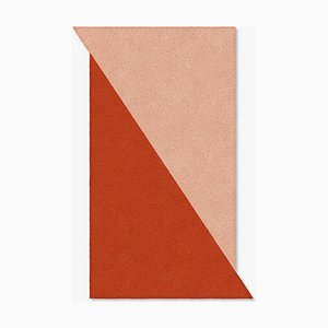 Brick/Rose Triangle Shape Out Rug from Marqqa