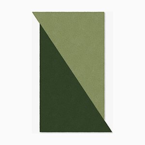 Tappeto verde a forma di triangolo di Marqqa