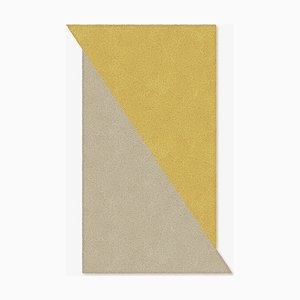 Tapis Forme Triangle Taupe/Moutarde de Marqqa