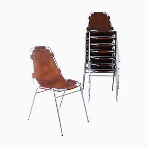 Les Arcs Stuhl aus Rindsleder von Charlotte Perriand