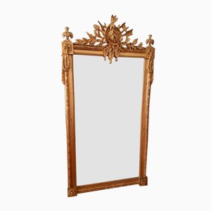 Specchio dorato nello stile di Luigi XVI