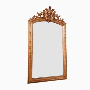 Napoleon III Spiegel mit goldenem Rahmen