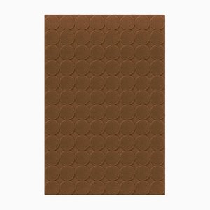 Tapis Circle Texturé Marron de Marqqa