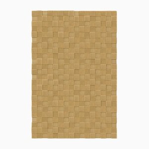 Tappeto strutturato quadrato naturale di Marqqa