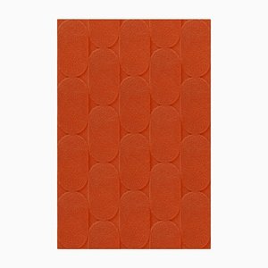 Brick Oval Textured Rug from Marqqa