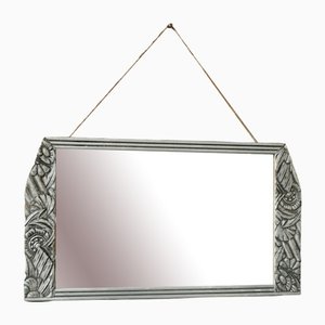 Miroir Art Déco en Argent