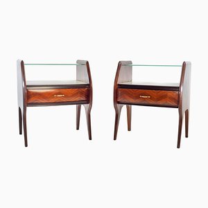 Tables de Chevet Mid-Century dans le style de Vittorio Dassi, Italie, Set de 2