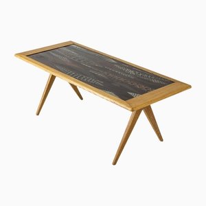 Table Basse en Émail par Stig Lindberg