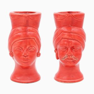 Salaparuta Griffin & Mata Rosso de Crita Ceramiche, Set de 2