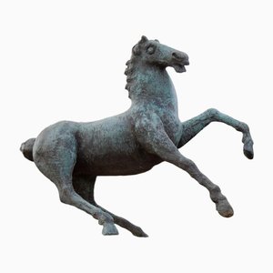 Monumentale Bronzeskulptur Cavallo von Luigi Broggini, 1966