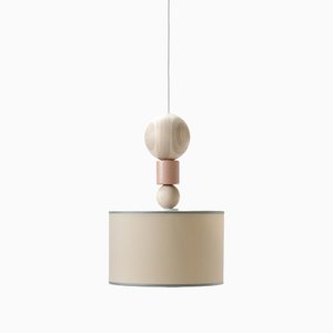 Lampe à Suspension Spiedino Rose/Gris par Whynot pour Emko