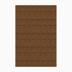 Tapis Texturé Triangle Marron de Marqqa