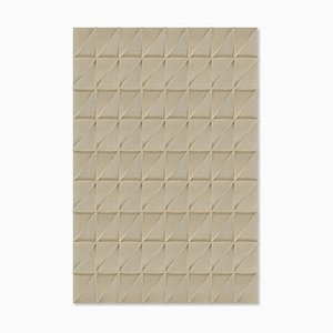 Taupe Triangle Textured Rug from Marqqa