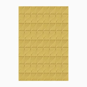 Mustard Triangle Textured Rug from Marqqa