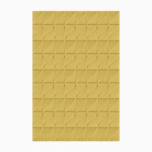 Tapis Texturé Triangle Moutarde de Marqqa