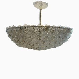 Murano Glass Chandelier Basket from Cenedese, 1960s