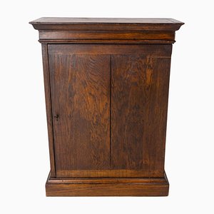 Small Early 20th Century French Provincial Oak Cabinet