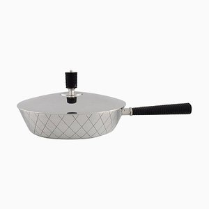 Casserole en Argent Sterling par Sigvard Bernadotte pour Georg Jensen