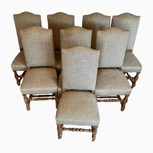 High Back Chairs, Set of 8