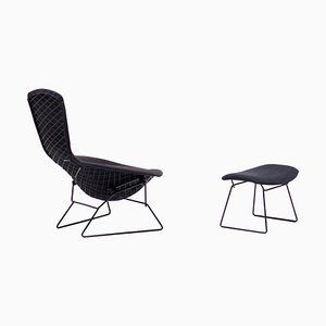 Bird Chair and Ottoman by Harry Bertoia for Knoll International, Set of 2