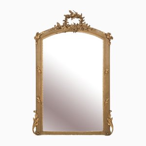Antiker französischer goldener Spiegel
