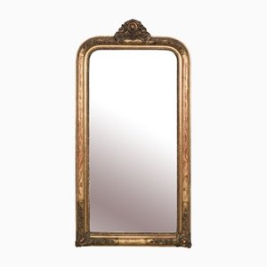 Antiker goldener französischer Spiegel